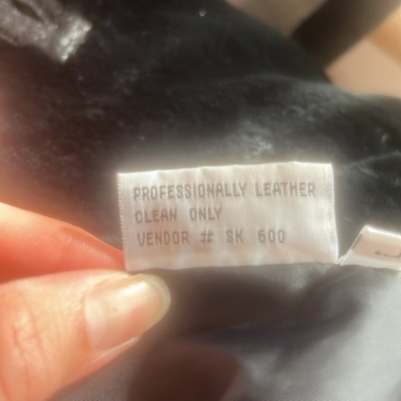 Winlit Reversible Jacket Luxurious Leather Faux Fur coat in Black L - Picture 15 of 17